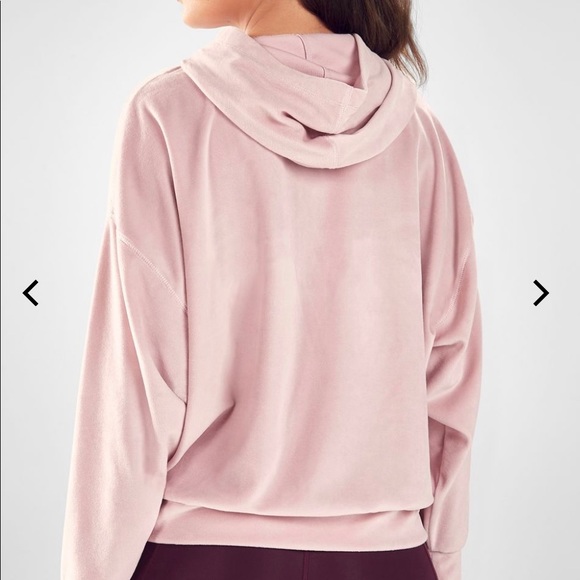 Fabletics Brisa Blush Pullover Hooded Sweater - Picture 2 of 3